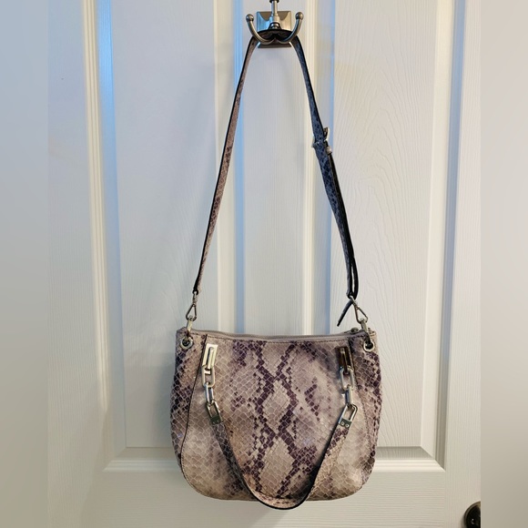 Michael Kors leather snakeskin print handbag - Picture 4 of 11